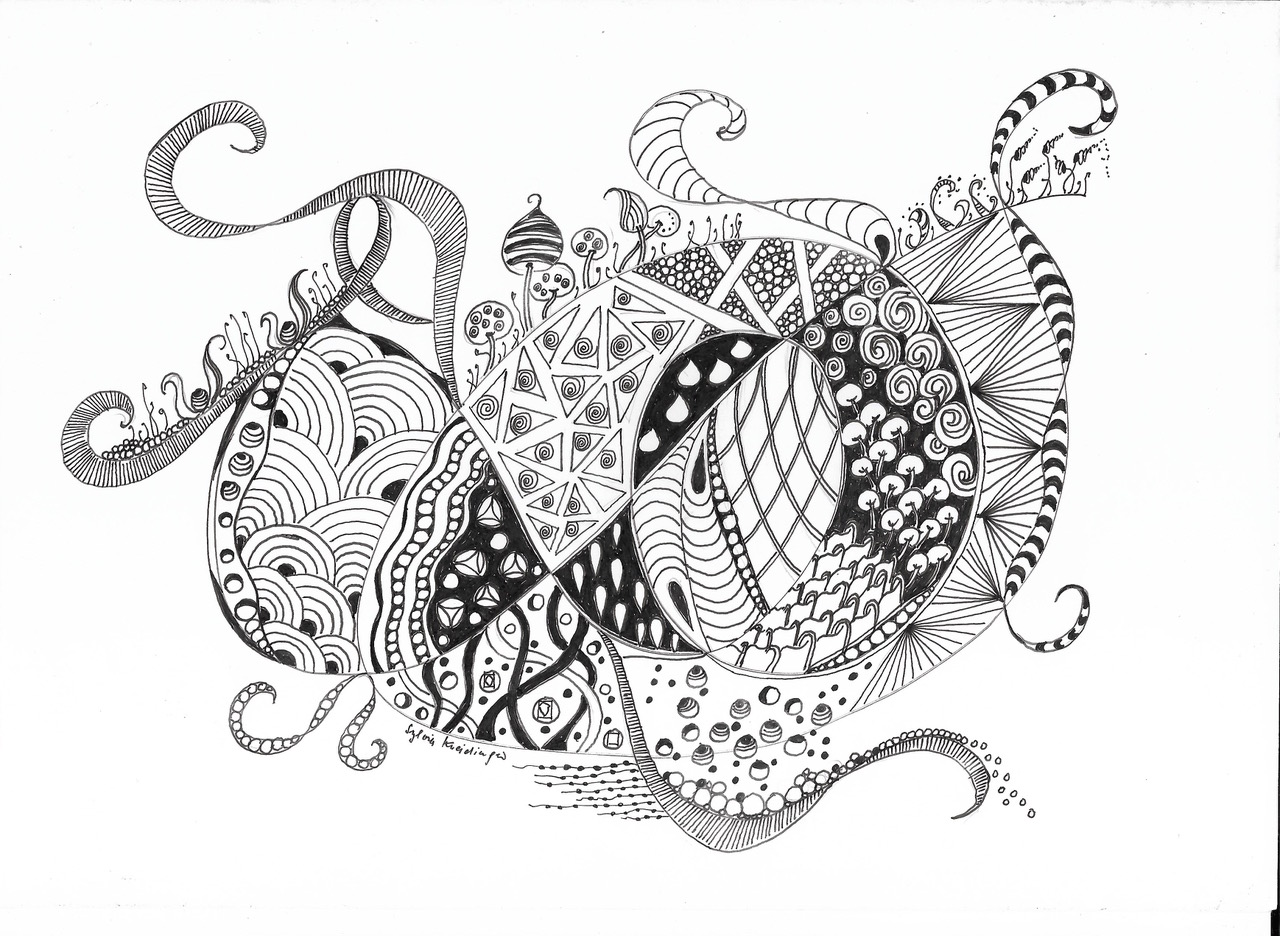 Zentangle-Zeichnung_Sylvia-Kneidinger